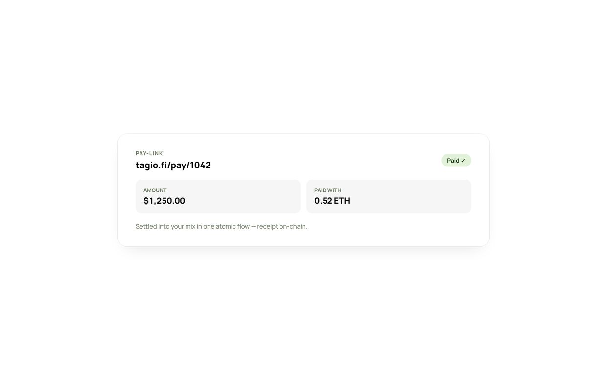 Pay-link invoice marked paid